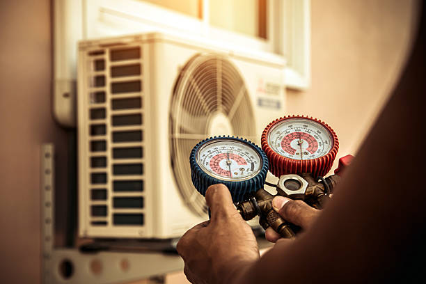 Professional Air Conditioning Service technician working in Plymouth Meeting, PA